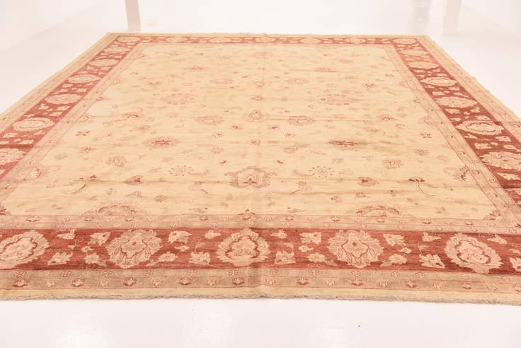 Detail image of 15' 10 x 19' 5 Hand Knotted Peshawar Ziegler Rug