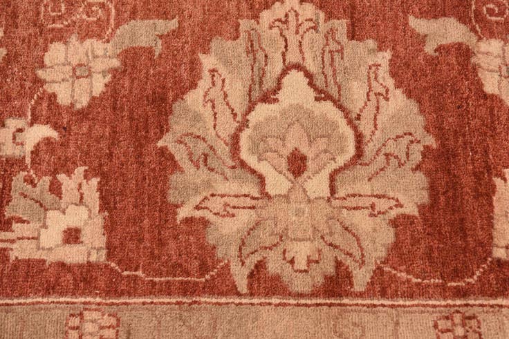 Detail image of 15' 10 x 19' 5 Hand Knotted Peshawar Ziegler Rug