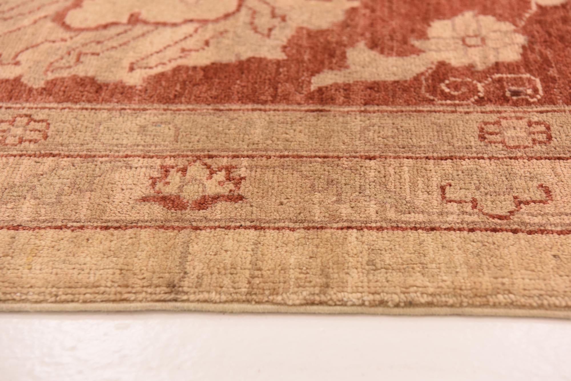 15' 10 x 19' 5 Hand Knotted Peshawar Ziegler Rug