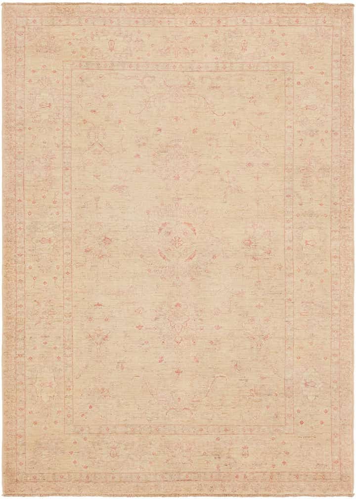 5' 9 x 8' 1 Hand Knotted Peshawar Ziegler Rug