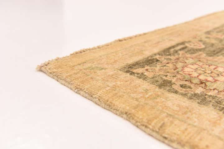 5' 8 x 8' Hand Knotted Peshawar Ziegler Rug
