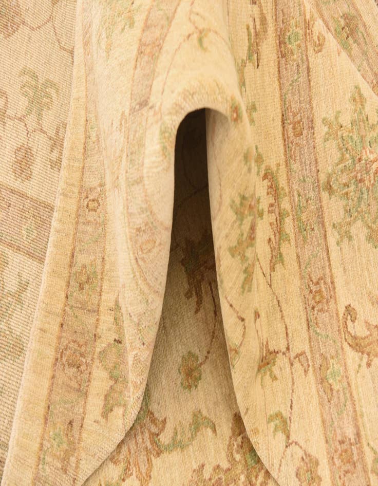 Detail image of 5' 8 x 8'  Hand Knotted Peshawar Ziegler Rug