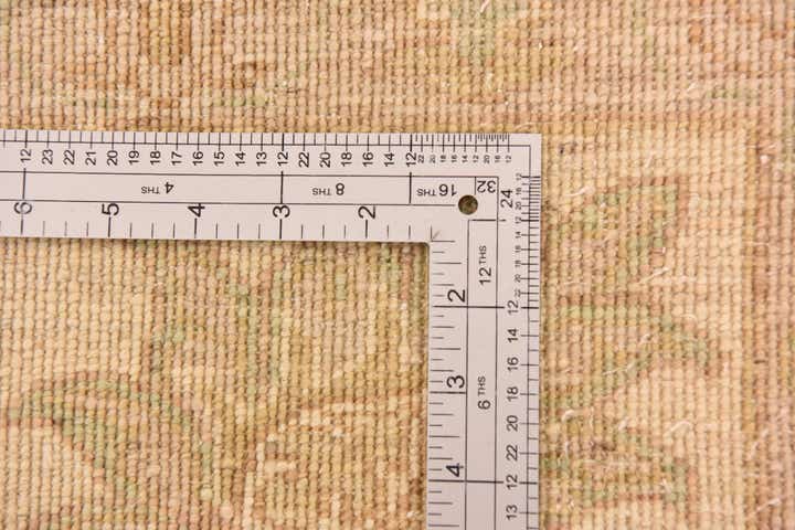 5' 8 x 8' Hand Knotted Peshawar Ziegler Rug