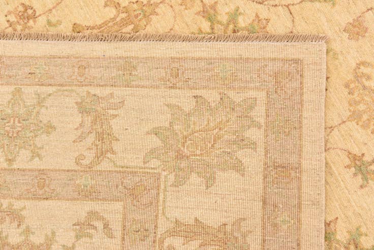 Detail image of 5' 8 x 8' Hand Knotted Peshawar Ziegler Rug