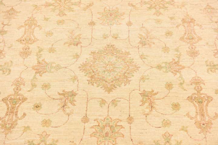 5' 8 x 8' Hand Knotted Peshawar Ziegler Rug