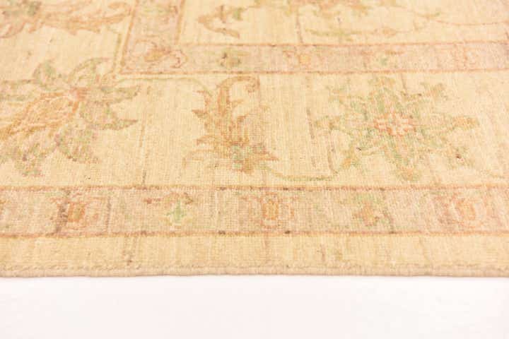 5' 8 x 8' Hand Knotted Peshawar Ziegler Rug