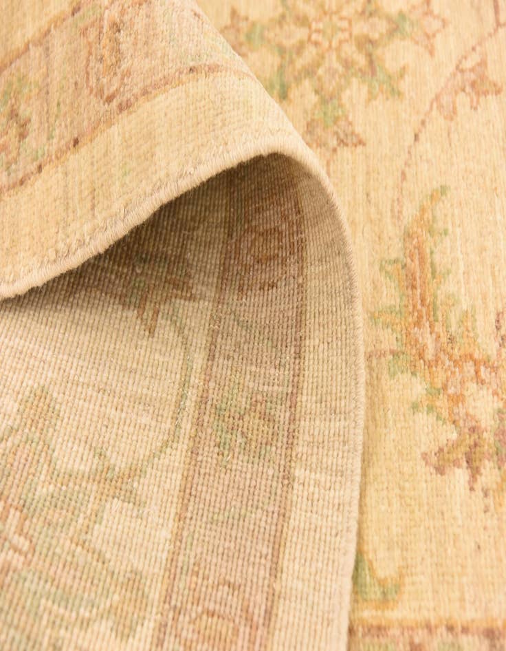 Detail image of 5' 8 x 8' Hand Knotted Peshawar Ziegler Rug