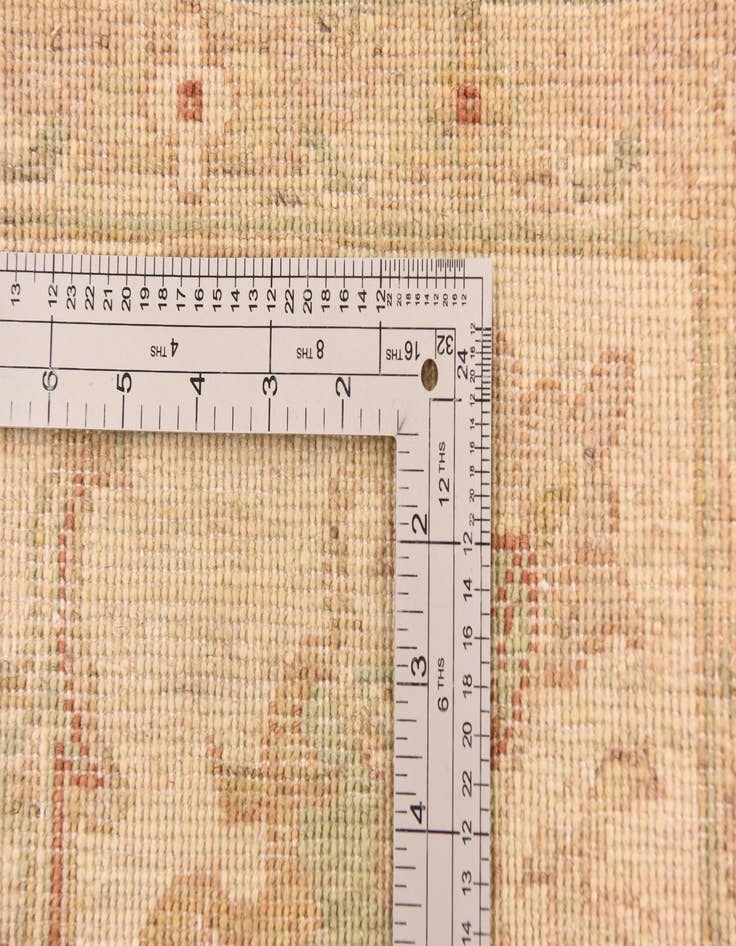 Detail image of 5' 10 x 8'  Hand Knotted Peshawar Ziegler Rug