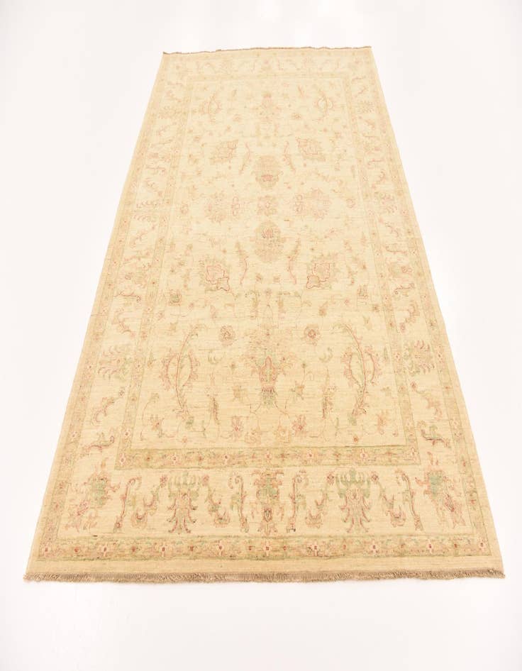 Detail image of 5' 10 x 8'  Hand Knotted Peshawar Ziegler Rug