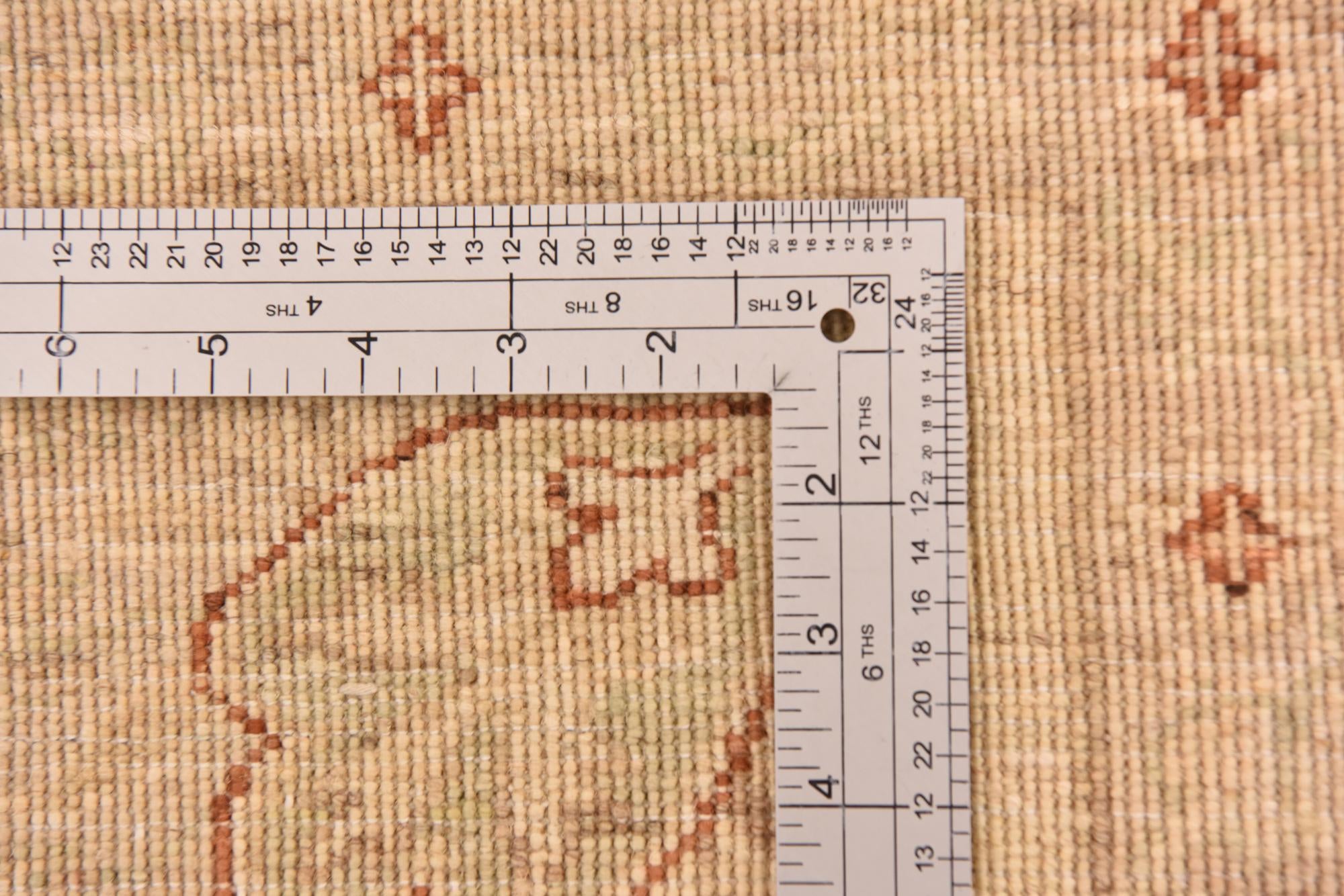 5' 8 x 7' 10 Hand Knotted Peshawar Ziegler Rug