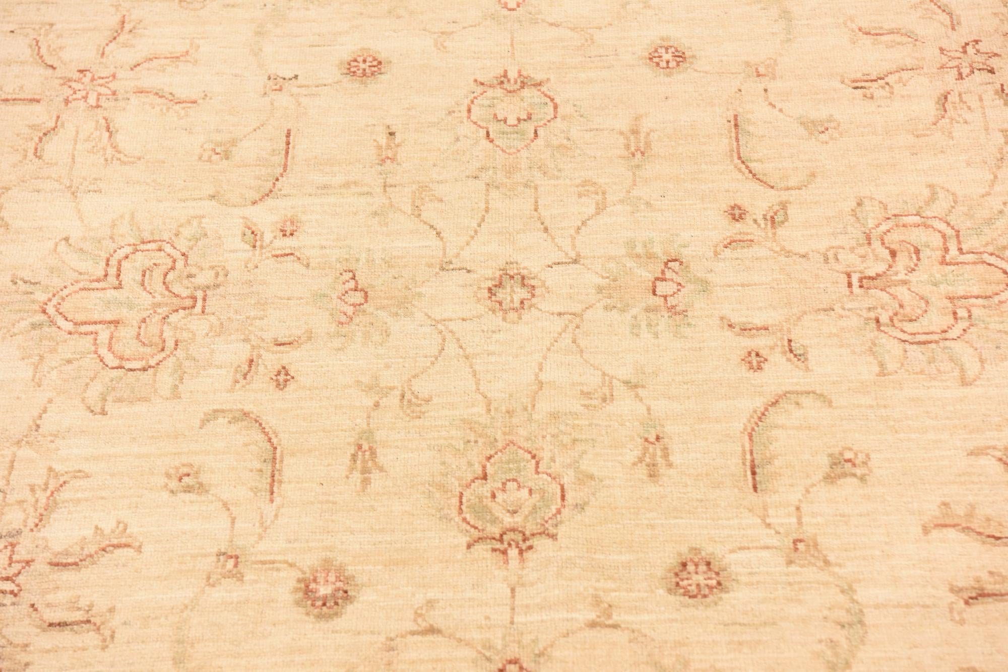5' 8 x 7' 10 Hand Knotted Peshawar Ziegler Rug