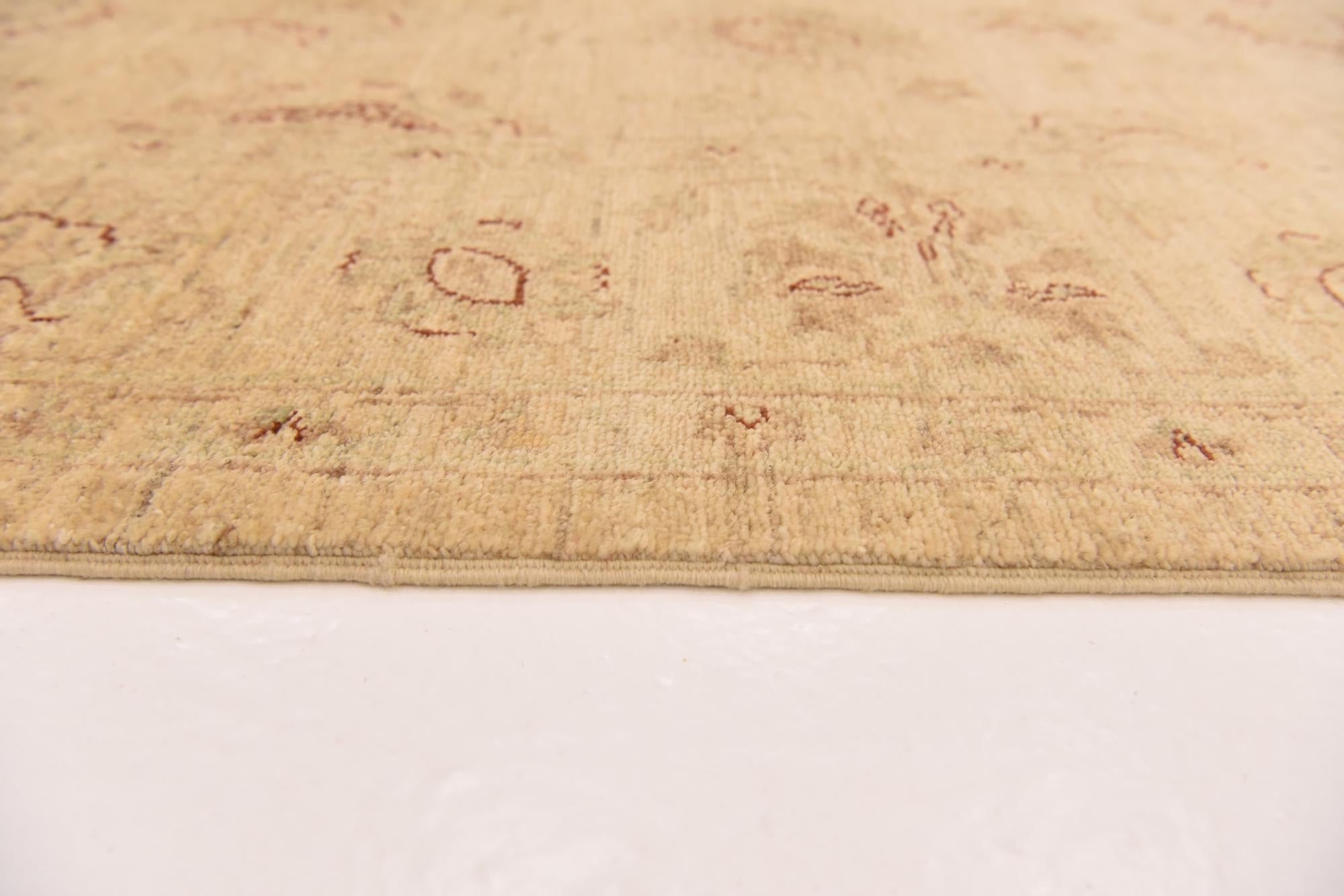 5' 6 x 7' 8 Hand Knotted Peshawar Ziegler Rug