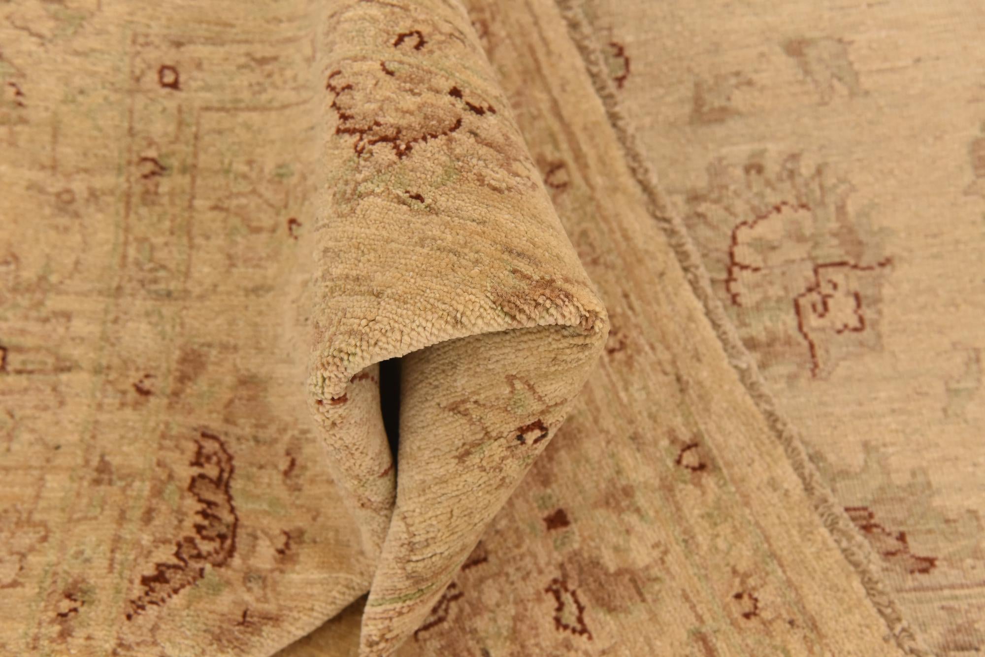 5' 6 x 7' 8 Hand Knotted Peshawar Ziegler Rug