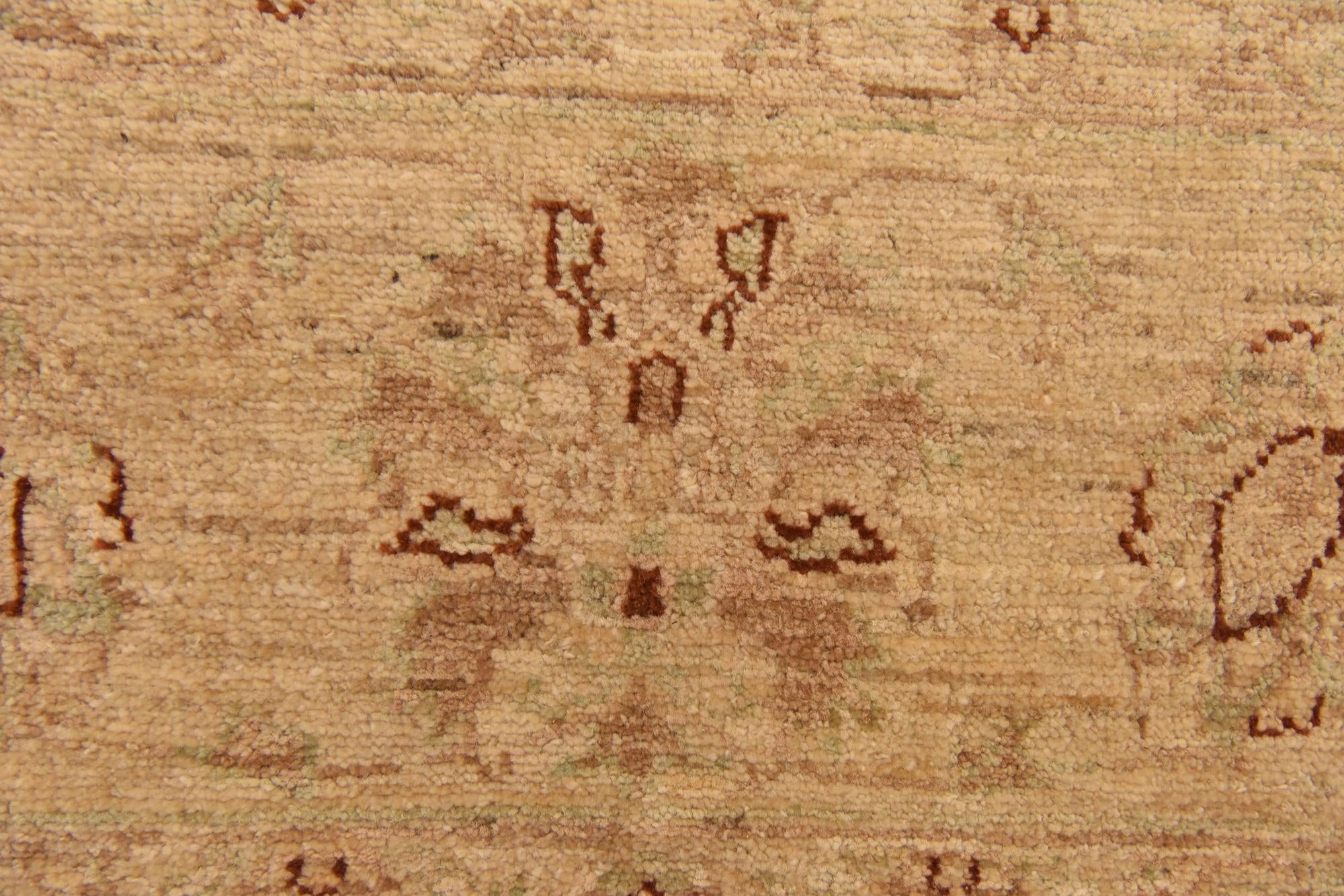 5' 6 x 7' 8 Hand Knotted Peshawar Ziegler Rug