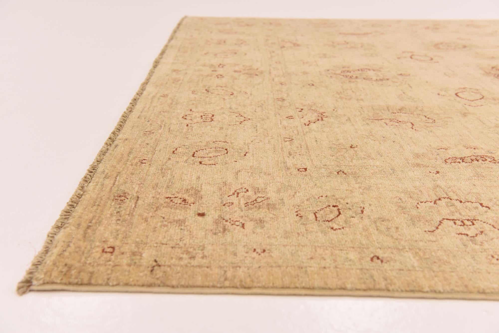 5' 6 x 7' 8 Hand Knotted Peshawar Ziegler Rug