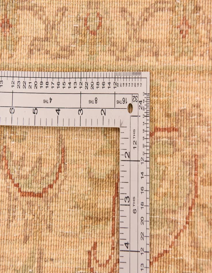 Detail image of 5' 8 x 7' 9  Hand Knotted Peshawar Ziegler Rug