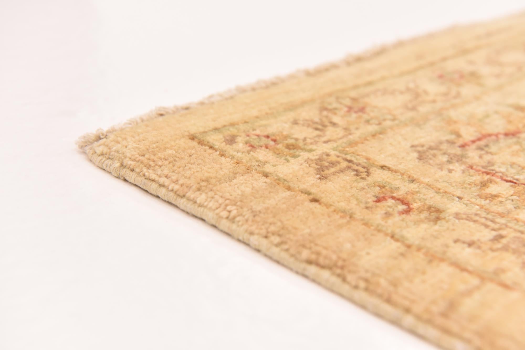 5' 8 x 7' 9 Hand Knotted Peshawar Ziegler Rug
