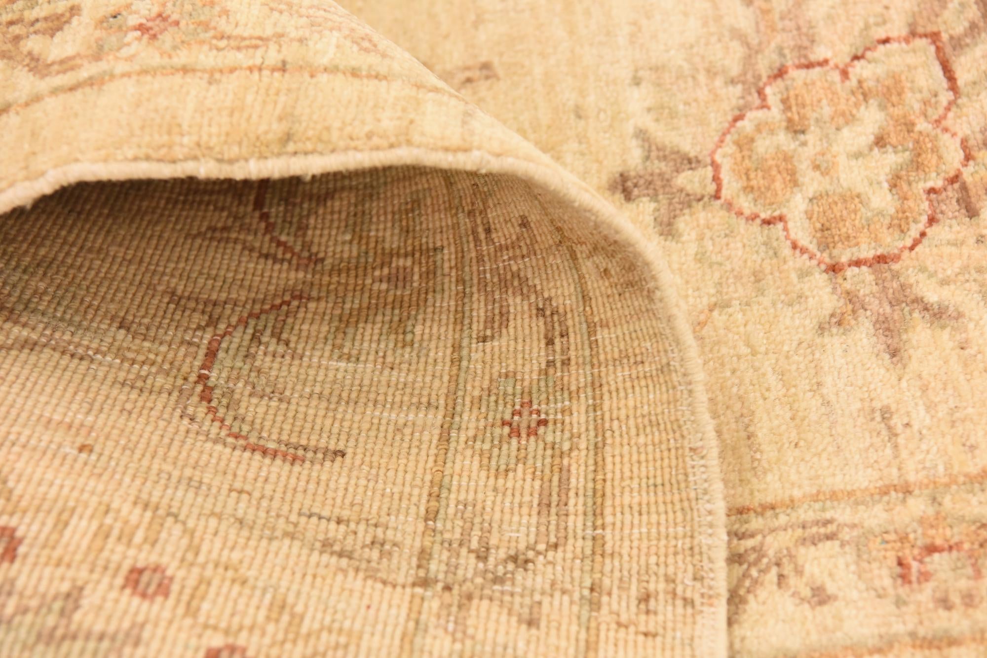 5' 8 x 7' 9 Hand Knotted Peshawar Ziegler Rug