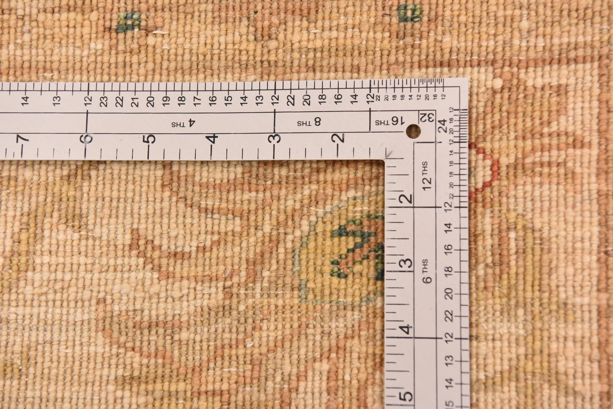 5' 8 x 7' 10 Hand Knotted Peshawar Ziegler Rug