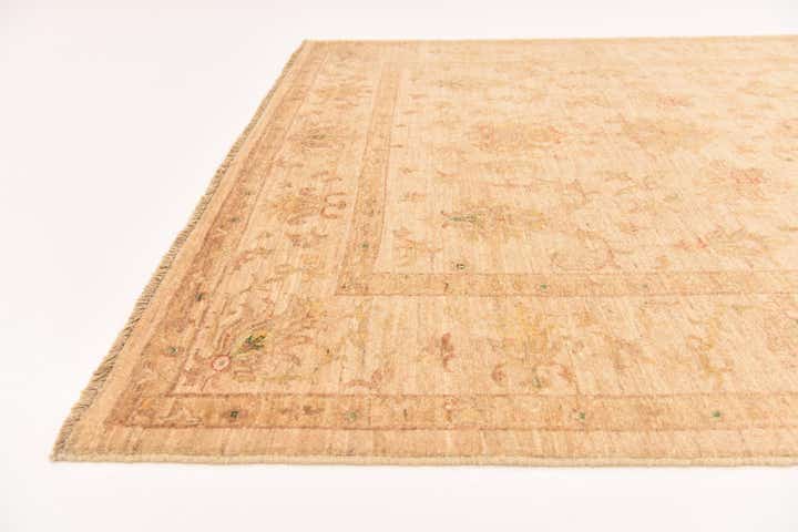 5' 8 x 7' 10 Hand Knotted Peshawar Ziegler Rug