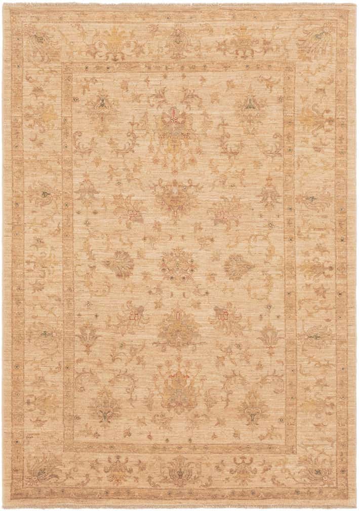 5' 8 x 7' 10 Hand Knotted Peshawar Ziegler Rug