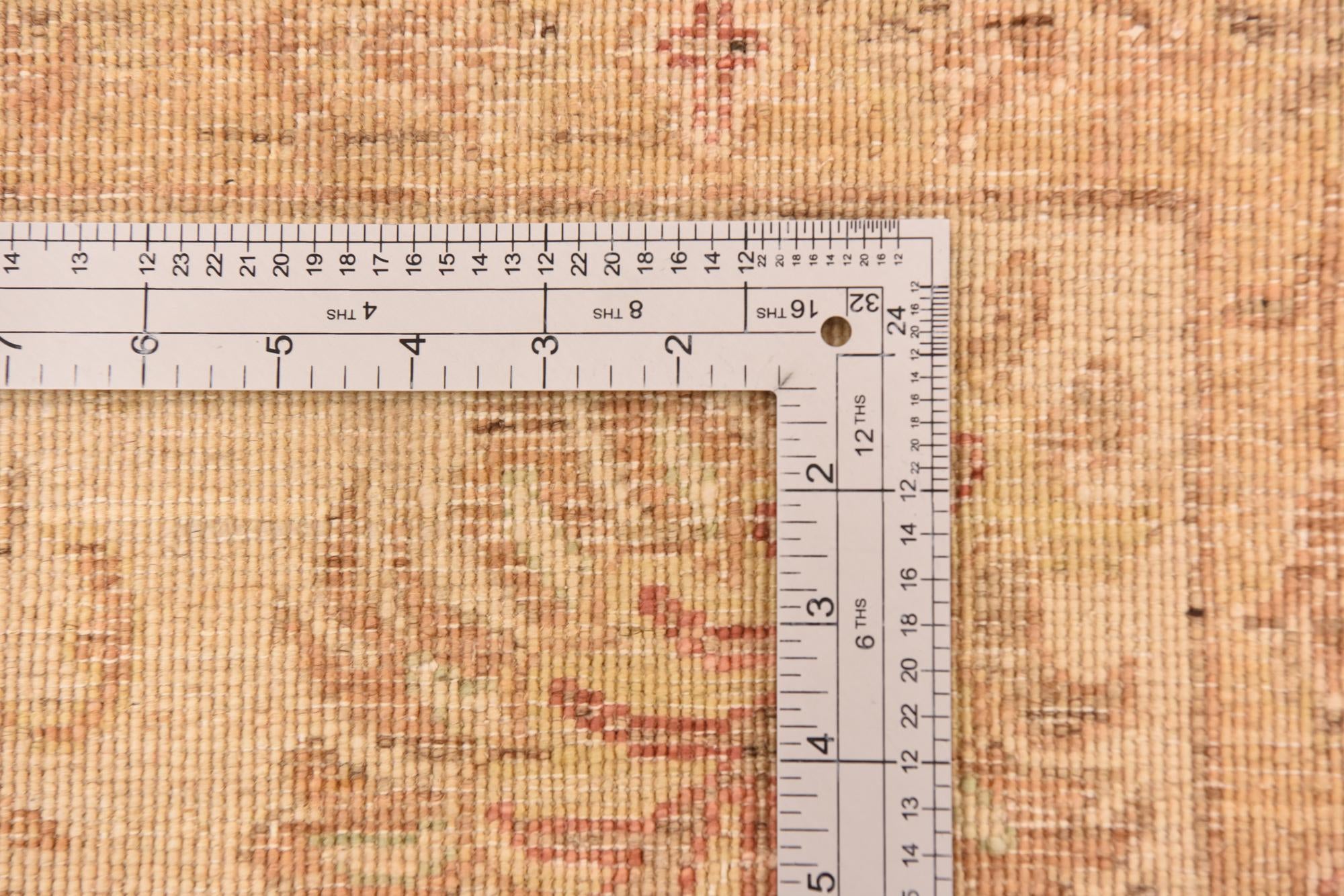 5' 7 x 7' 7 Hand Knotted Peshawar Ziegler Rug