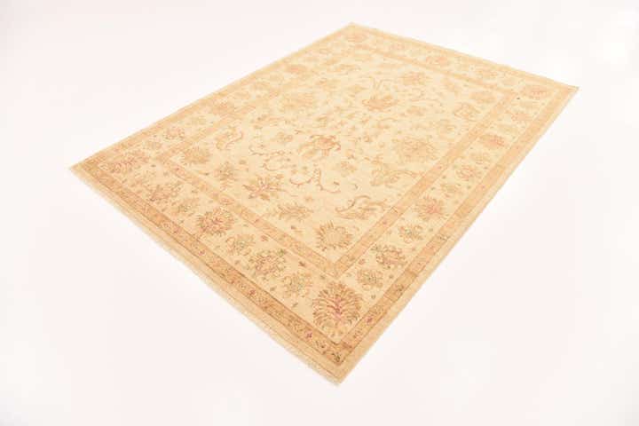 5' 7 x 7' 7 Hand Knotted Peshawar Ziegler Rug