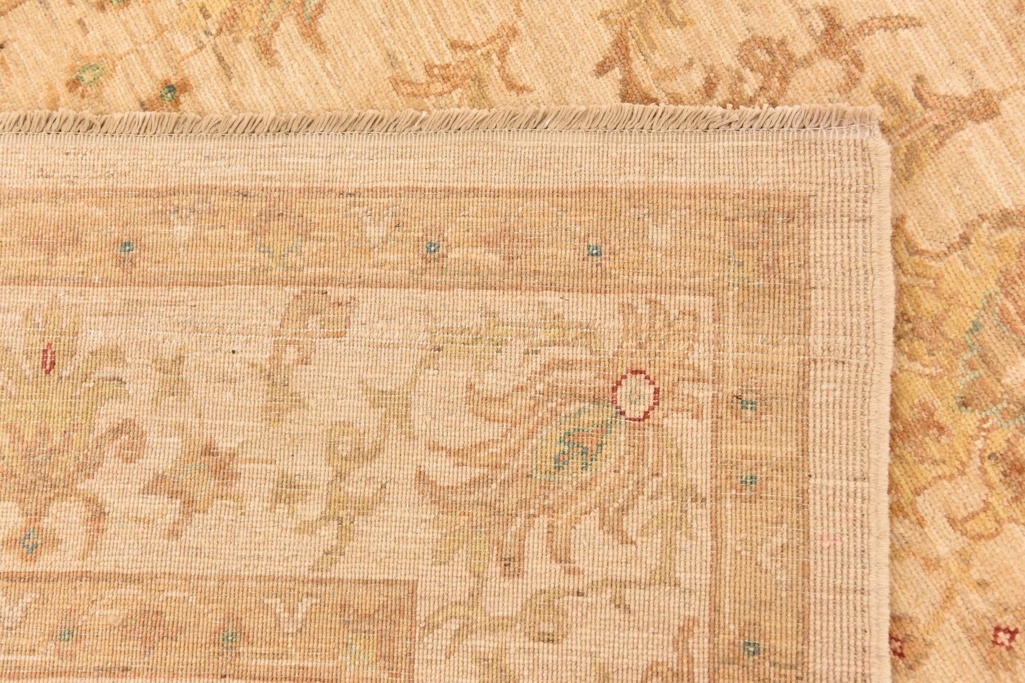 5' 7 x 7' 9 Hand Knotted Peshawar Ziegler Rug
