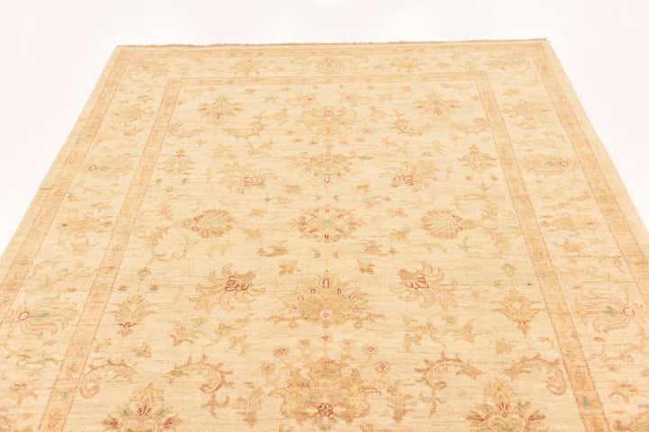 5' 7 x 7' 9 Hand Knotted Peshawar Ziegler Rug