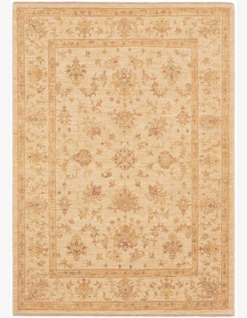 5' 7 x 7' 9 Hand Knotted Peshawar Ziegler Rug