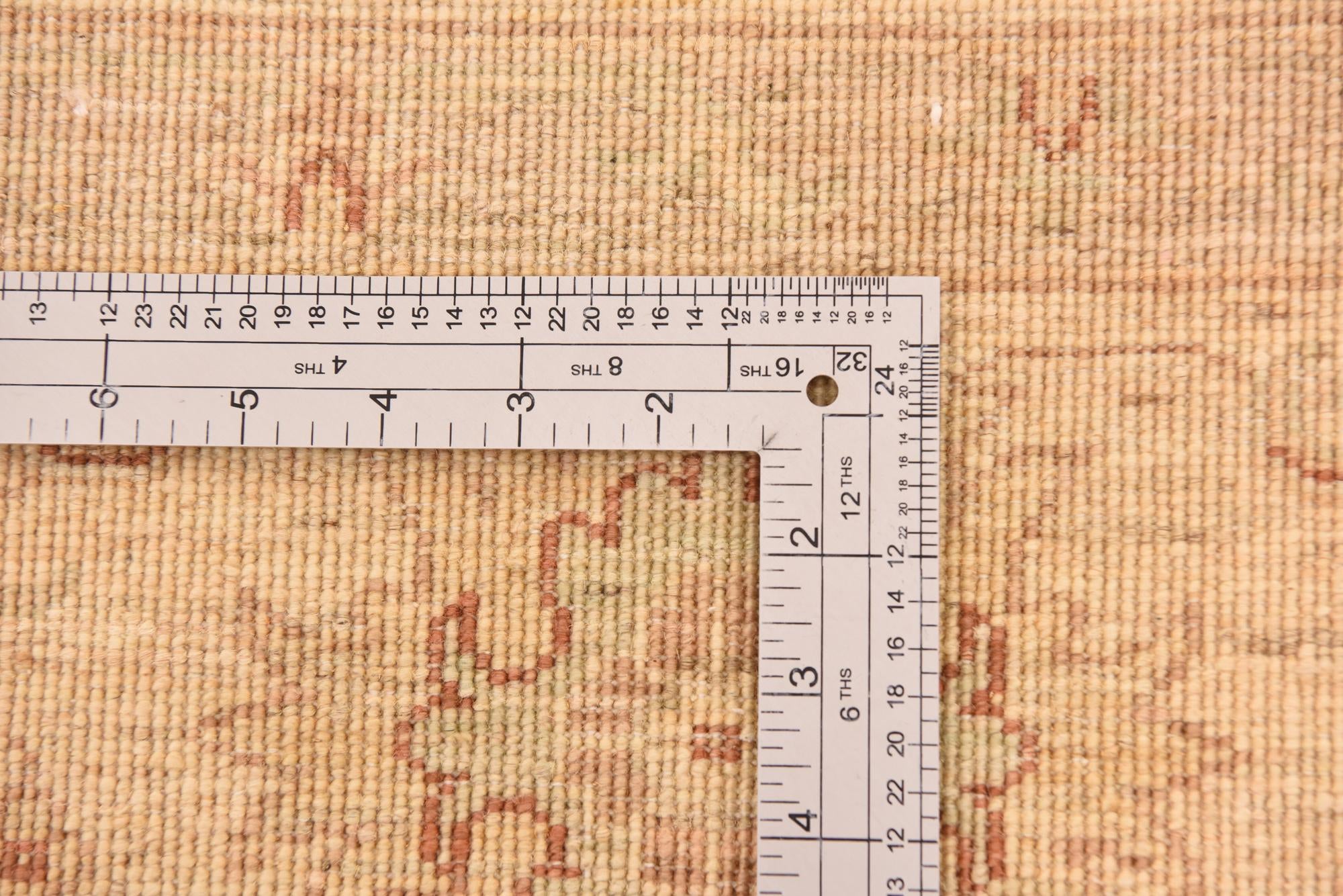 5' 7 x 8' 2 Hand Knotted Peshawar Ziegler Rug