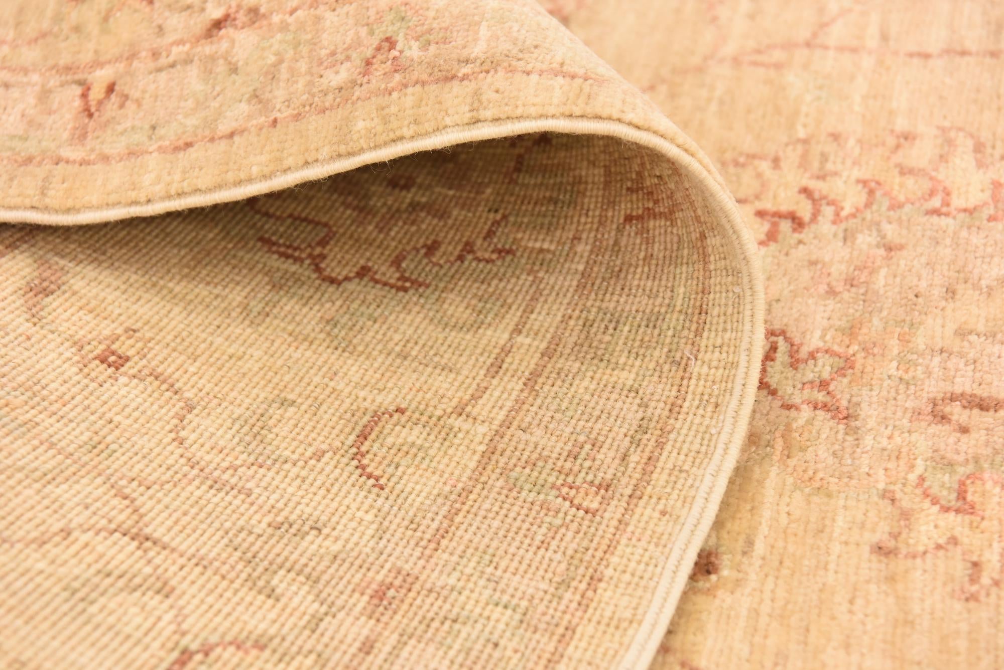 5' 7 x 8' 2 Hand Knotted Peshawar Ziegler Rug