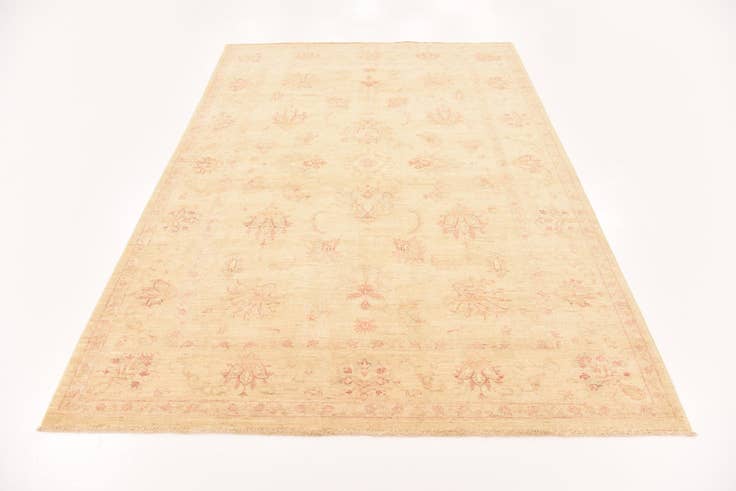 Detailansicht von 170cm x 245cm Handgeknüpft Peshawar Ziegler Teppich