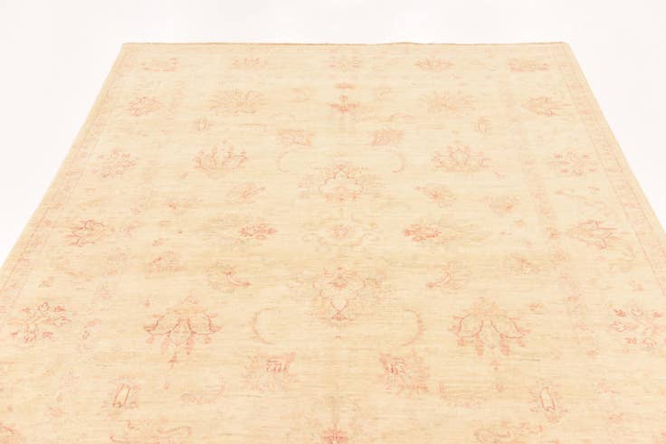 Detailansicht von 170cm x 245cm Handgeknüpft Peshawar Ziegler Teppich