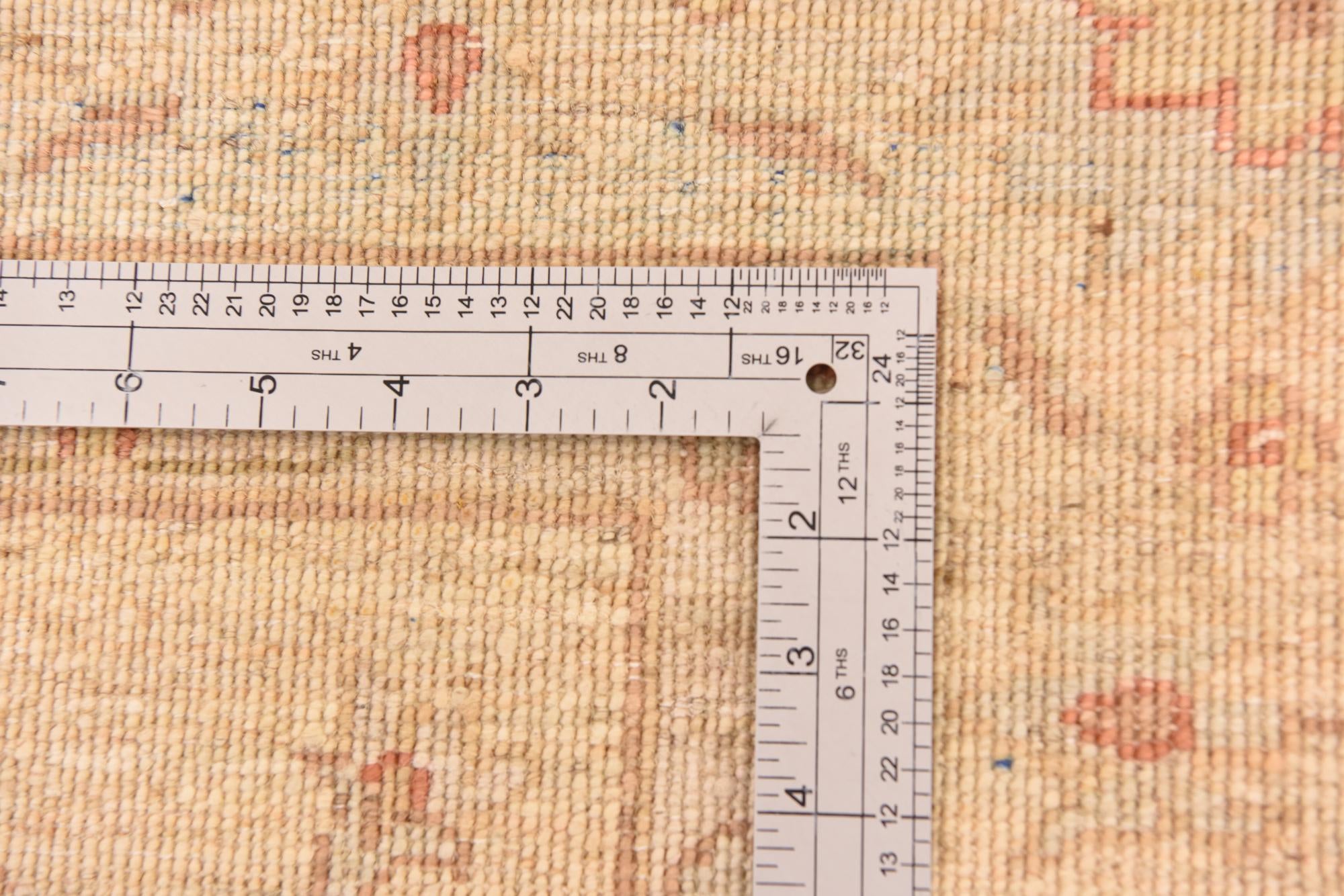 5' 8 x 7' 9 Hand Knotted Peshawar Ziegler Rug