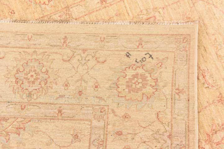 5' 8 x 7' 9 Hand Knotted Peshawar Ziegler Rug