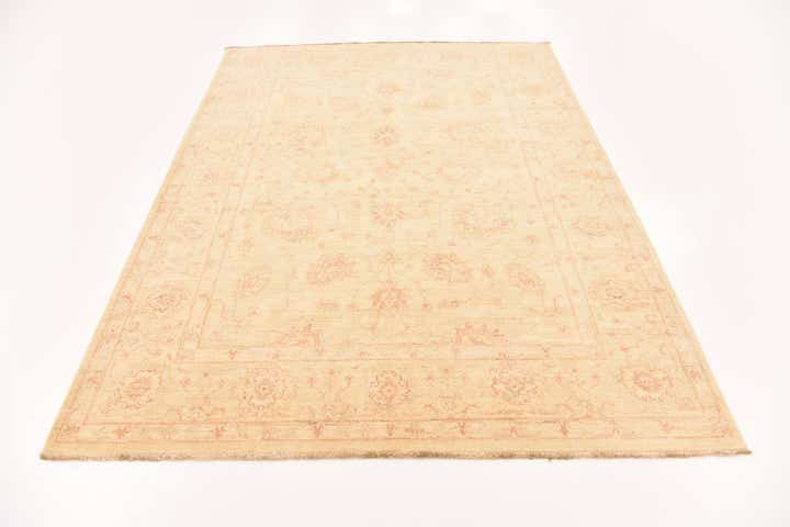5' 8 x 7' 9 Hand Knotted Peshawar Ziegler Rug