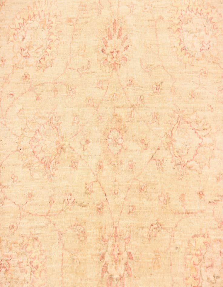 Detail image of 5' 8 x 7' 9  Hand Knotted Peshawar Ziegler Rug