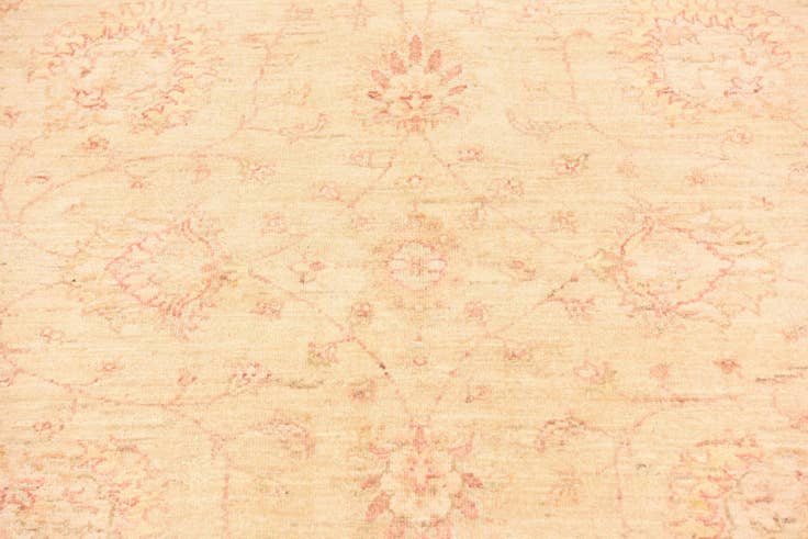 Detail image of 5' 8 x 7' 9 Hand Knotted Peshawar Ziegler Rug