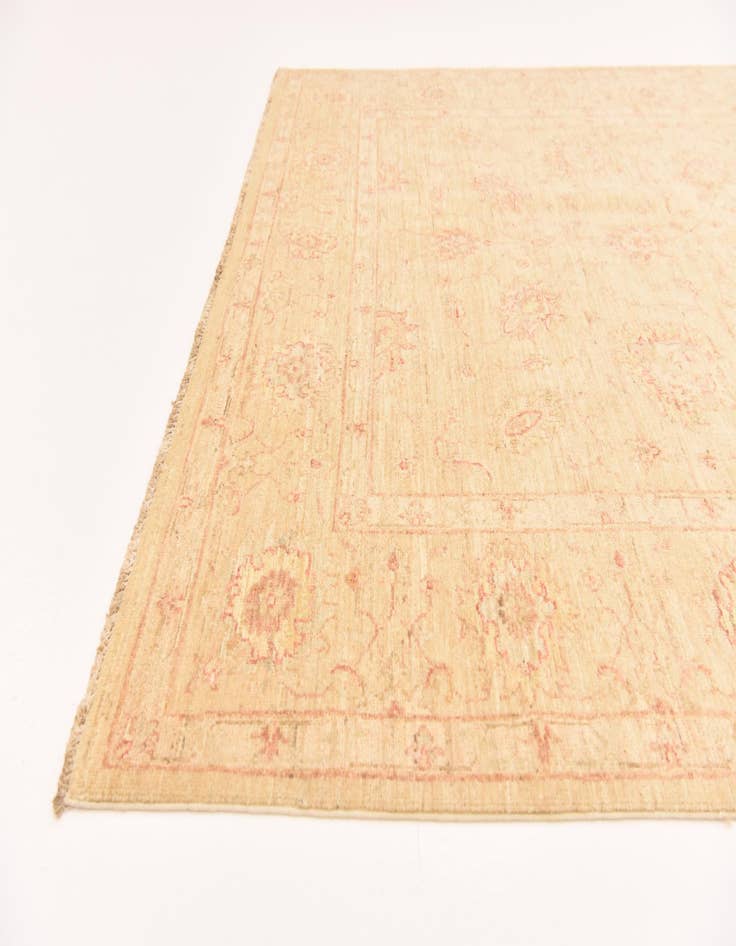 Detail image of 5' 8 x 7' 9 Hand Knotted Peshawar Ziegler Rug