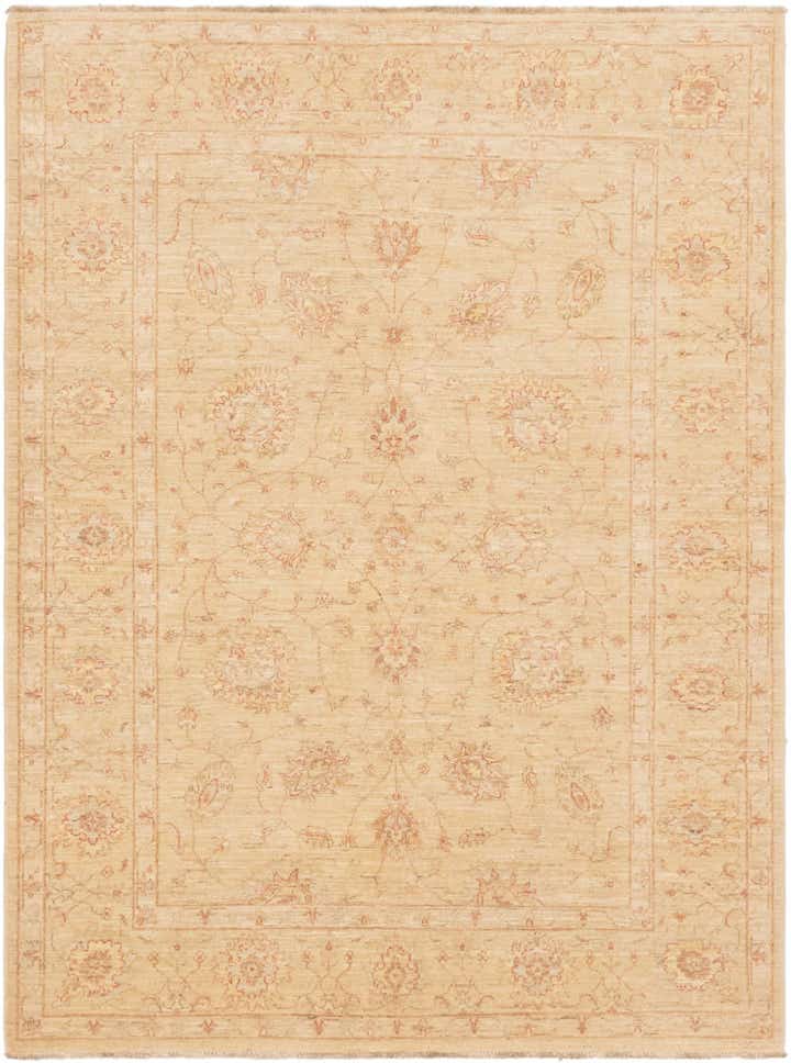 5' 8 x 7' 9 Hand Knotted Peshawar Ziegler Rug