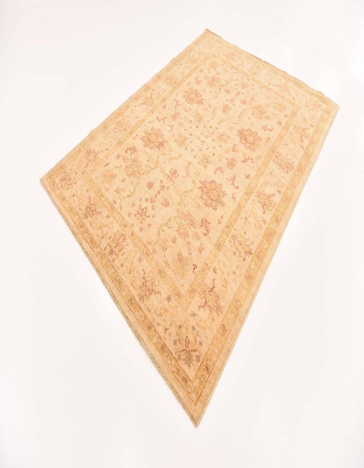 Detail image of 5' 10 x 7' 9  Hand Knotted Peshawar Ziegler Rug