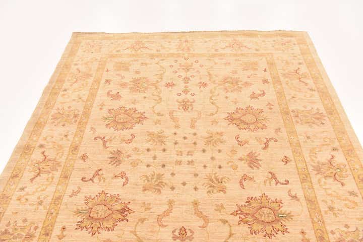 5' 10 x 7' 9 Hand Knotted Peshawar Ziegler Rug