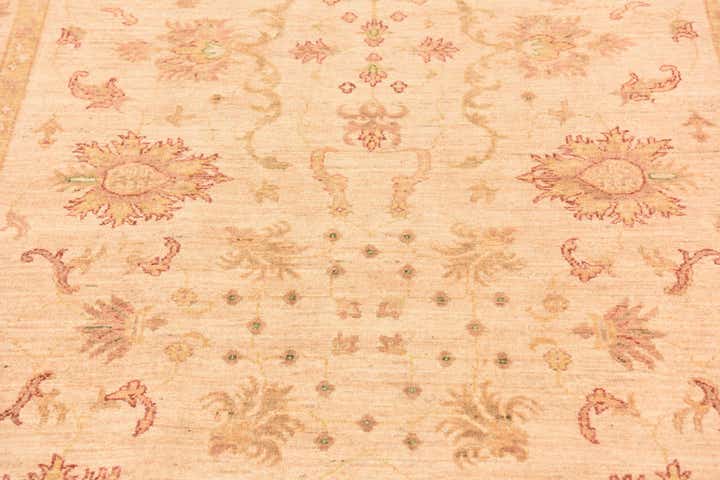 5' 10 x 7' 9 Hand Knotted Peshawar Ziegler Rug