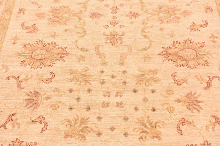 Detail image of 5' 10 x 7' 9 Hand Knotted Peshawar Ziegler Rug