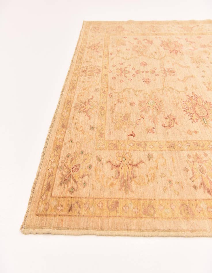 Detail image of 5' 10 x 7' 9  Hand Knotted Peshawar Ziegler Rug