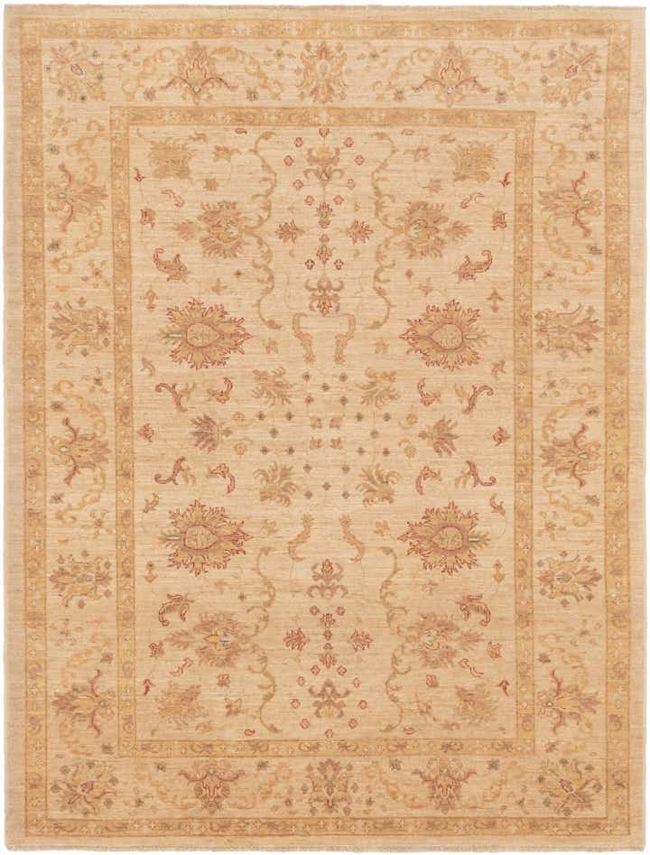 5' 10 x 7' 9 Hand Knotted Peshawar Ziegler Rug