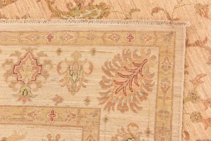 5' 9 x 8' Hand Knotted Peshawar Ziegler Rug