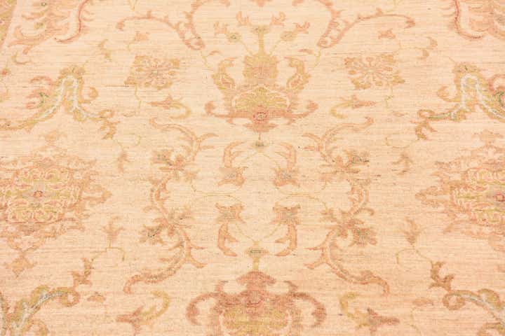 5' 9 x 8' Hand Knotted Peshawar Ziegler Rug