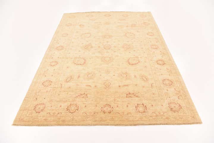 5' 7 x 7' 7 Hand Knotted Peshawar Ziegler Rug